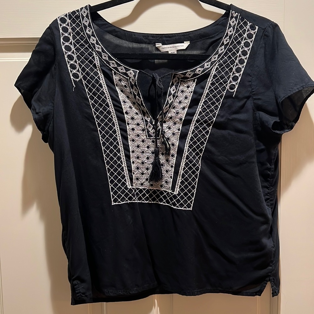 American Eagle bohemian blouse